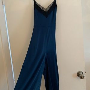 Bebe satin jumpsuit